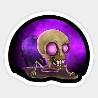 Undead Skeleton Sticker